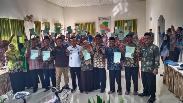 Alhamdulillah, Ribuan Sertifikat Program PTSL di L